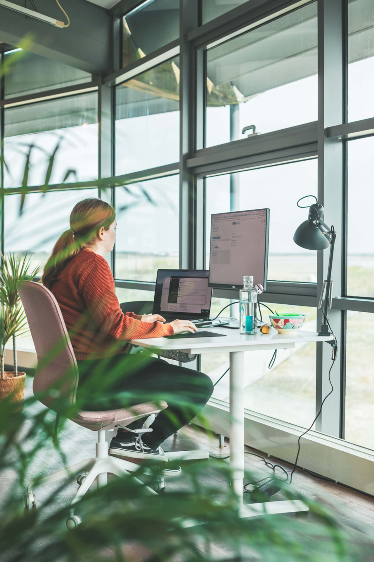Project Bay Sylt – Arbeitsplatz am Panoramafenster